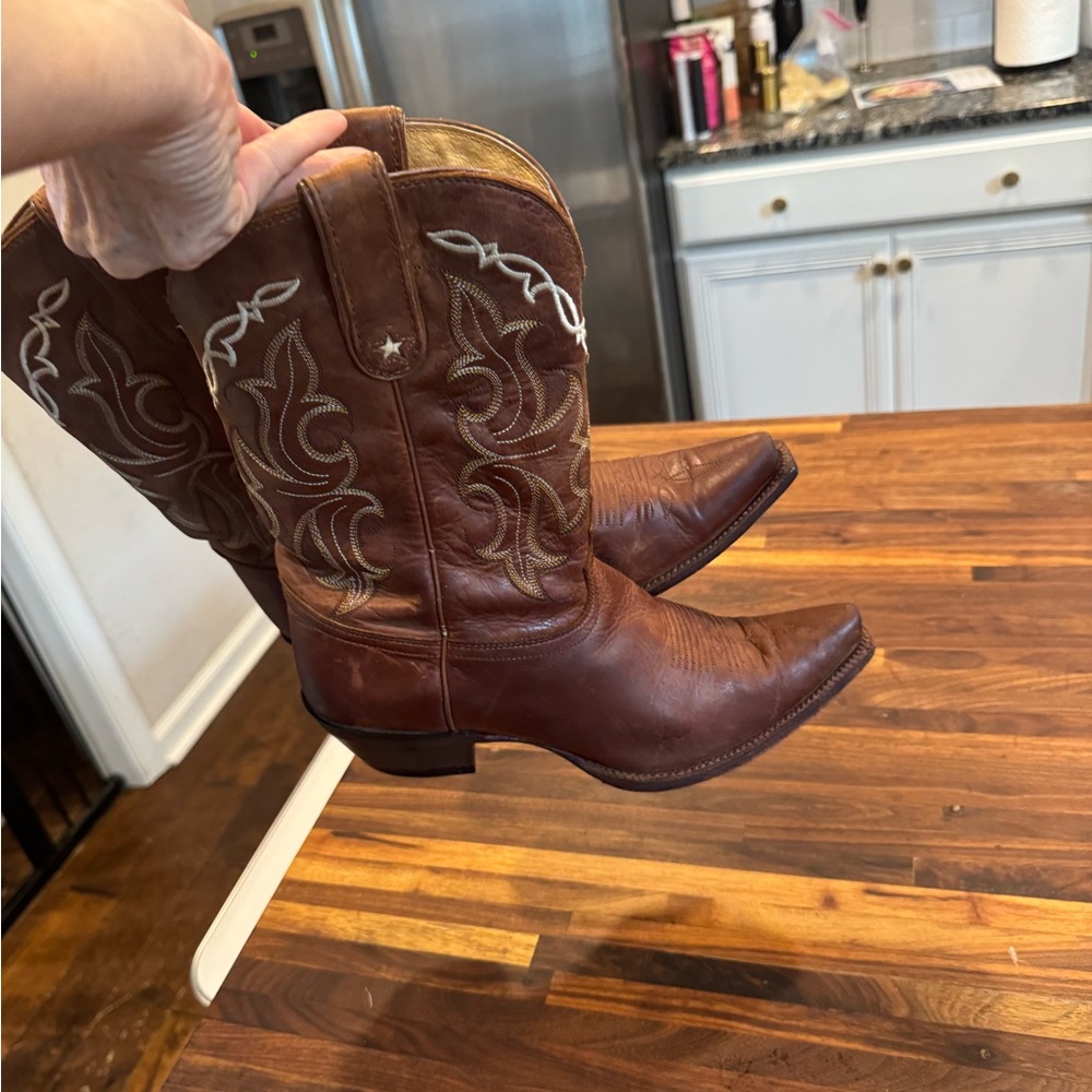 Tony Lama Ladies Vaquero Leather Boot- size 10 - Picture 3 of 11